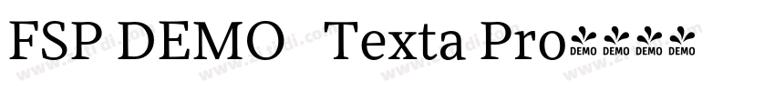 FSP DEMO   Texta Pro字体转换